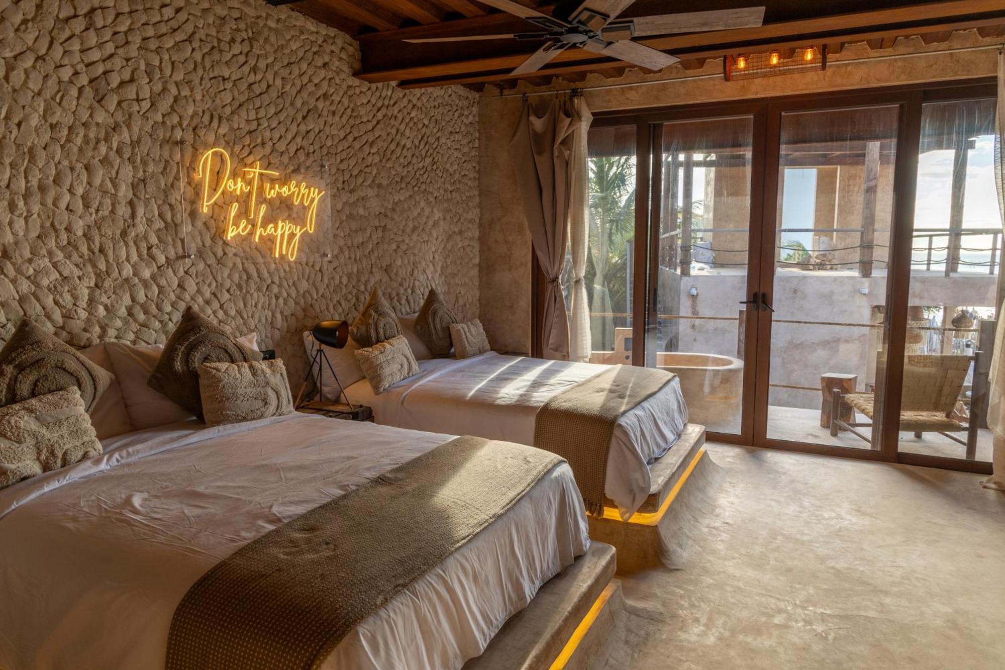 Awa Holbox Hotel Boutique - Beach Front 客房 照片